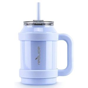 Reduce 32 oz Mug Tumbler, Stainless Steel with Handle - Opaque Glow Glacier NEW